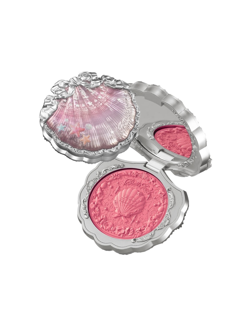 💕B12 K Flower Knows Shell's Jewel Colour Silk Satin blush -05 Strawberry bubble